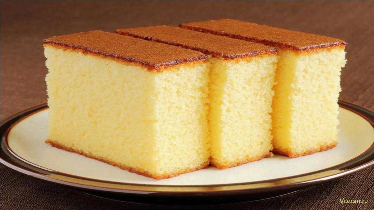 Три варианта вкуснейшего бисквита на основе сгущенки — простой, шоколадный и фруктовый
