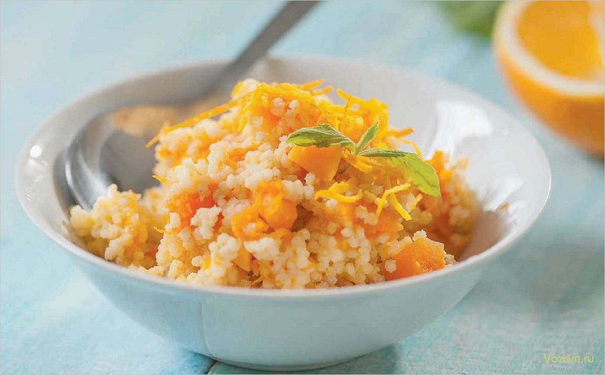 Рецепт приготовления вкусной молочной пшенной каши с тыквой — шаг за шагом