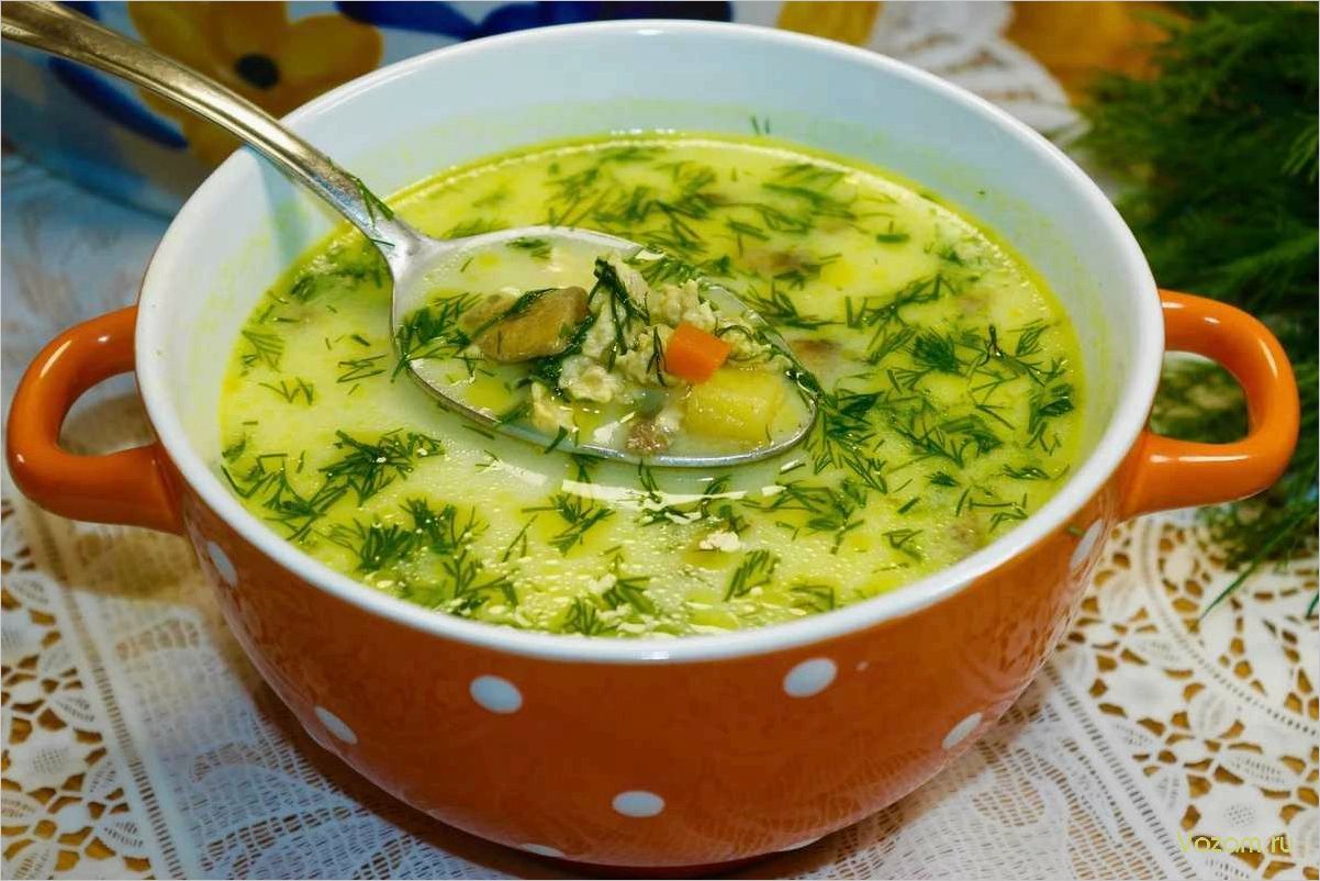 Рецепт приготовления восхитительного и сытного супа для всей семьи